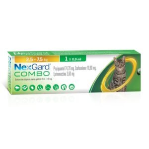Nexgard Combo Pipeta Gato 2.5 a 7.5Kg