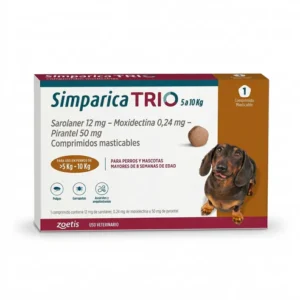 V-Simparica Trio 5 - 10 Kg x 1 comp